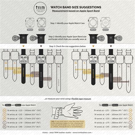 cartier watch strap size chart.